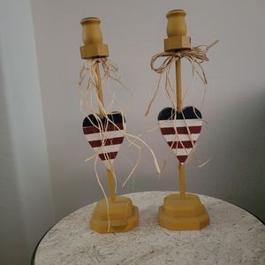 Patriotic Candle Holders
